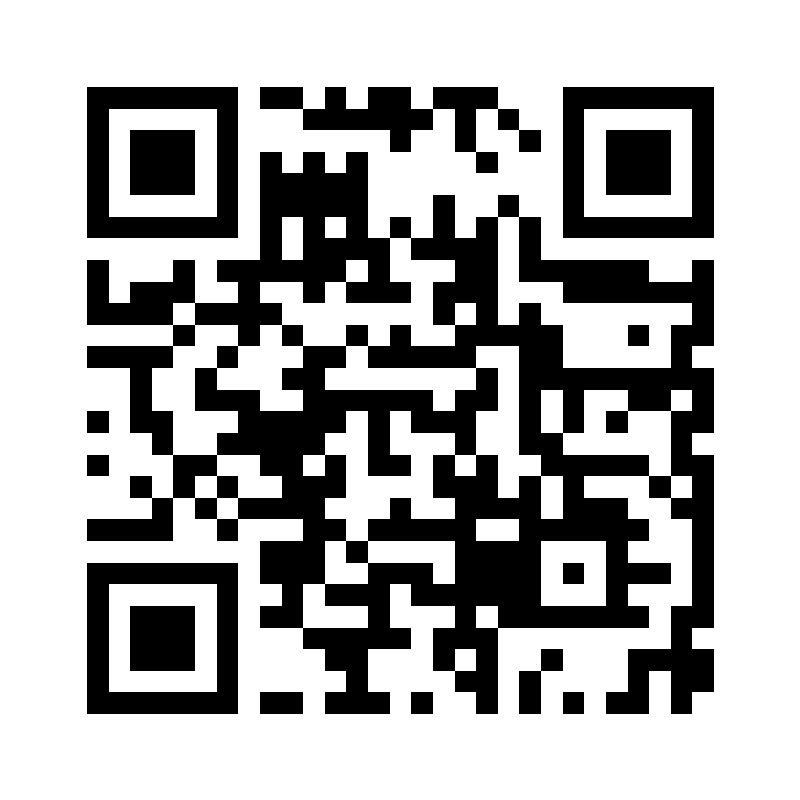 Example restaurant QR code that points to a stable digital menu destination